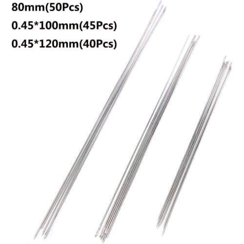 40PCS Stainless Steel Beading Needles Tone String Beads Needle For Woman Handmade DIY Jewelry Gift
