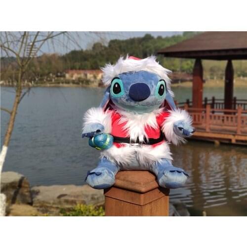 Disney Star Wars Christmas clothing Stitch High Quality Cute Plush Toy Soft Stuffed Animal Doll Birthday Present For Child 28CM