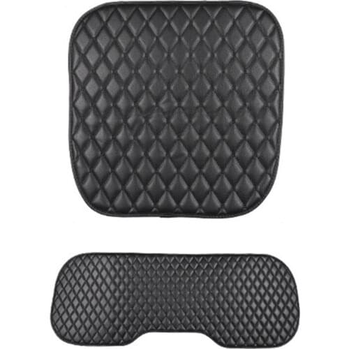 Pu Leather Universal Car Seat Bottom Covers Protectors Seat Pad Mat Cushion for Auto Vehicle