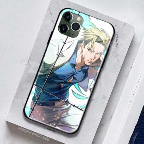 Kento Nanami Jujutsu Kaisen Soft Silicone Glass for iPhone SE 6 6s 7 8 Plus X XR XS 11 12 Mini Pro Max Phone Case Cover Shell