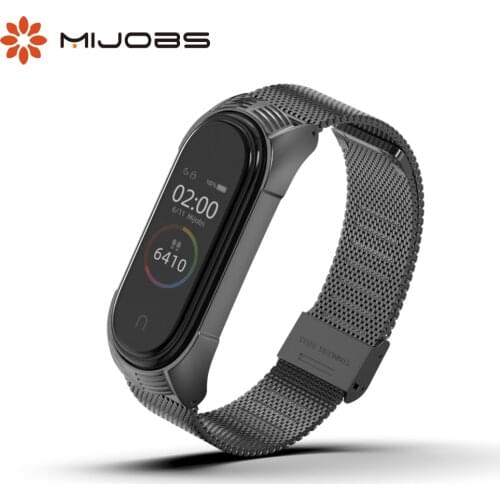 Strap For Xiaomi Mi Band 3 4 5 Wrist Metal Bracelet Screwless Stainless Steel Miband for Mi Band 4 3 5 Strap Wristbands Pulseira