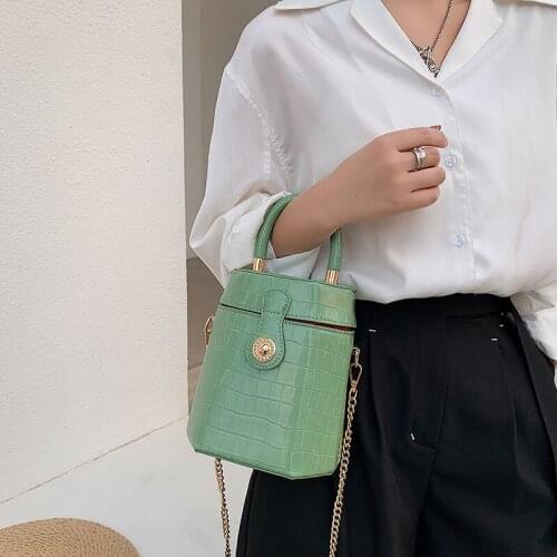 Fashion Chain MINI Phone Purses Handbags Women Shoulder Crossbody Bags 2021 New Barrel Ladies Messenger Bags Tote High Quality
