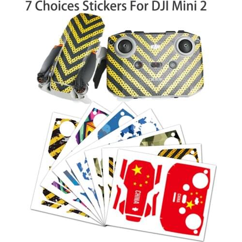 DJI Mavic Mini 2 PVC Stickers Waterproof Protective Film Scratch-proof Decals Full Cover Skin For DJI Mini 2 Drone Accessories