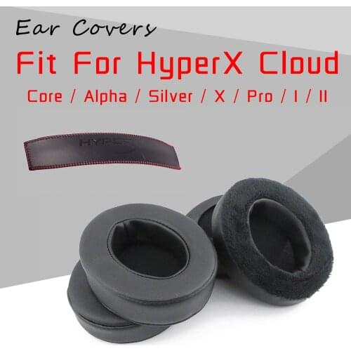 Earpads For HyperX Cloud Core / Cloud Alpha / Cloud Silver / Cloud Pro / Cloud X / Cloud I / Cloud II Gaming Headphone Headband