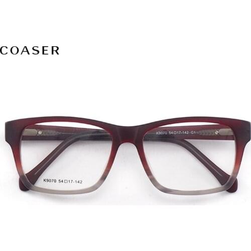 Women Round Double Color Frame Spectacles Cat Vintage Acetate Glasses Frame Men Brand Design Optical Prescription Retro Eyewear