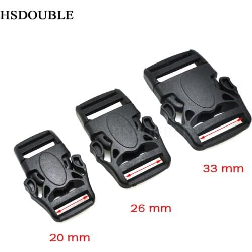 Plastic Lobster-Shape Detach Buckles For Backpack Straps Webbing Size 20mm 26mm 33mm