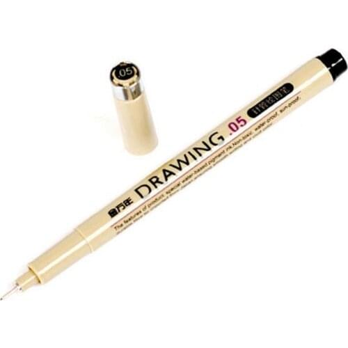 Professional Pigma Art Marker Pen For Drawing Sketch Archival Black Ink Brush Stationery Animation Art supplies