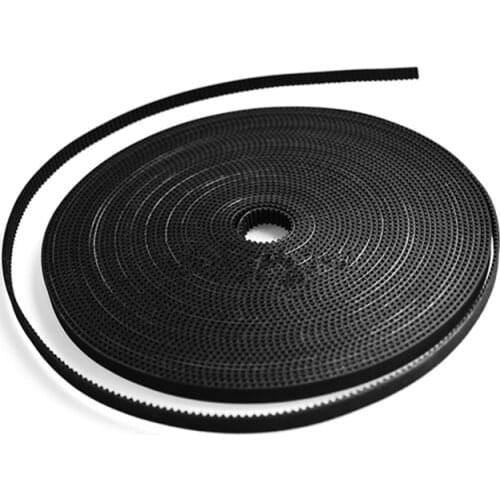 1Meters Rubber GT2 2GT-6mm open timing belt width 6mm GT2-6mm for 3d printer RepRap Mendel Rostock CNC GT2 belt pulley