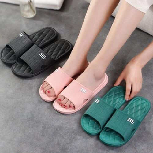 Home sandals and slippers ladies home household summer non-slip indoor stalls summer bathroom slippers mens outer wear