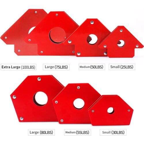 Welding Positioner Welding Locationg Right Angle Tool Magnet 30/45/60/75/105/120 Degree Welding Magnetic Holder Powerful Locator