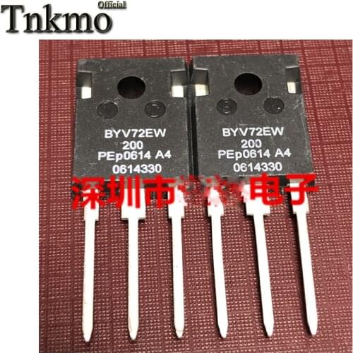 10PCS BYV72EW-200 TO-247 BYV72EW-150 BYV72EW TO247 30A 200V FRED Ultrafast Rectifier Diode free delivery