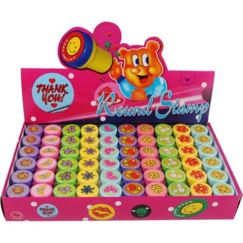 10-60pcs/Set Children Toy Stamps Cartoon Princess and Animal Kids Seal For Scrapbooking Stamper DIY Painting Photo Album Decor