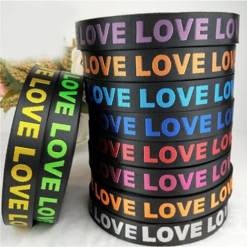 5yards 25mm(1") Ethnic Embroidery Love Jacquard Ribbon Vintage Boho Lace Trim Clothes Bag Accessories Embroidered DIY Materials