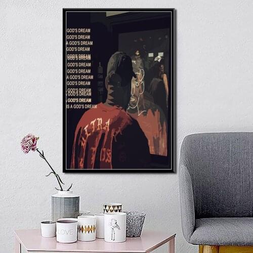 Kanye West Life of Pablo Abstract Painting Canvas Poster Print Nordic Decoration Wall Art Decor Picture Living Room Home Decor