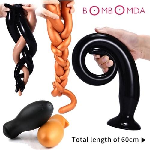60cm Super Long Dildo Huge Silicone Long Anal Dildo Butt Plug Erotic Adult Sex Toy For Women Men Anus Dilator Anal Plug Expander