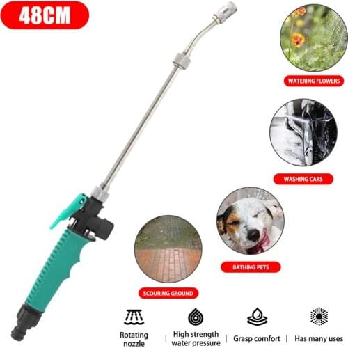 Car High Pressure Water Gun High Pressure Adjustable Fog Breeding Seedlings Sprayer Watering Spray Sprinkler Cleaning Tool