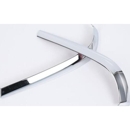 Free Shipping 2PCS ABS Chrome Car Side Door Rearview Mirror Protect Strip Cover Trim For Toyota Camry 2018 Car Styling