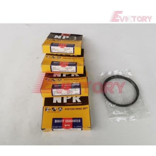 For ISUZU 4JG1T 4JG1-T overhaul rebuild kit connecting rod bearing cylinder gasket ring