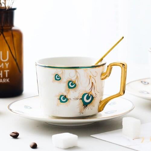 Espresso Coffee Cup and Saucer Portable Traditional Chinese Tea Coffee Cup Utensil Juego De Tazas Cafe Home Drinkware QAB50BZ