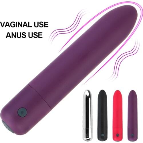 G-spot Massager 10 Speeds Mini Bullet Vibrator Clitoris Stimulator Sex Toys for Women Dildo Vibrator Strong Vibration Powerful