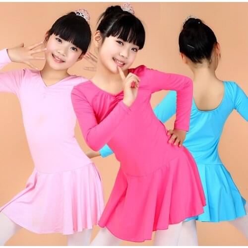 Girls Gymnastic Leotard Standard Competition Ballet Tutu Dance Wear 6 Colors Ballerina Dress Kids Skate Ballet Clothing Costume