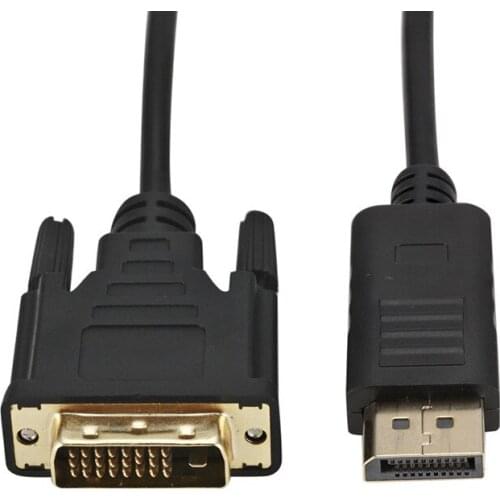 1.8M Professional DP to DVI Converter Cord Display Port Male to DVI-D 24+1Pin Male Monitor Display Adapter Cable
