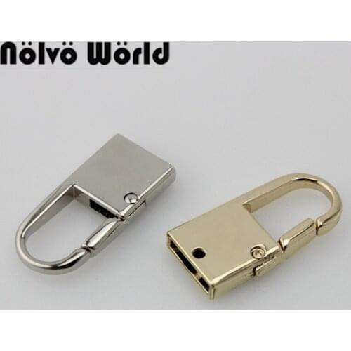 30pcs 14mm bag hanger handbag metal fitting hardware handbag/bags tassel cap clasp hook handbag screw connector