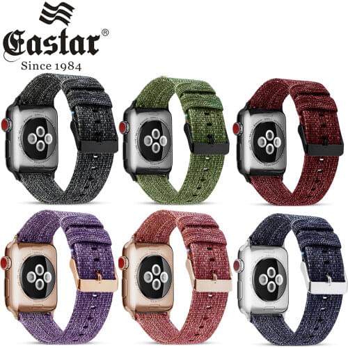 Nylon Watchband for Apple Watch 5 4 3 42mm 38mm 44mm 40mm bracelet Sport Loop watch Accessories