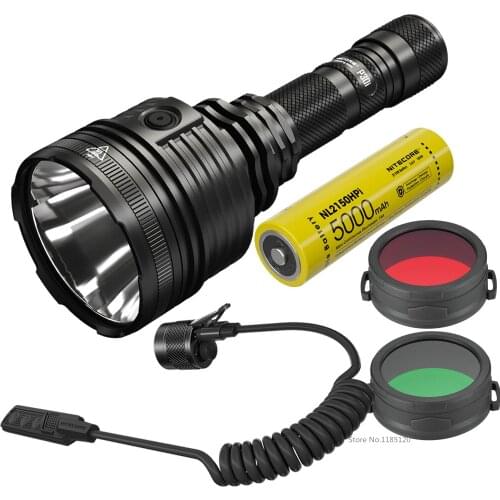 NITECORE P30i USB-C Rechargeable Flashlight XHP35 HI LED max 2000 Lumen beam throw 1000 meter Searchlight 21700 5000mAh battery