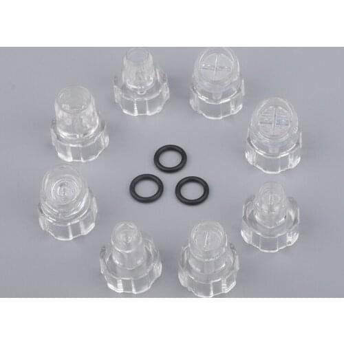 Plastic Small Bubble Replacement Head Transparent Cleaning Crystal Nozzle Tip Part Accessories