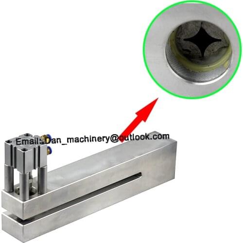 250MM Pass length R6 ,R8,R10 Plastic Bag Round Corner Pneumatic Puncher