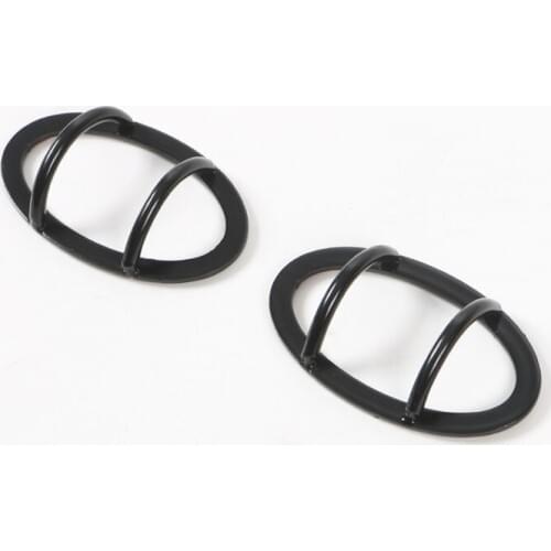 Fit For 2012-2015 Suzuki Jimny Car Front Side Fender Turn Signal Light Lamp Cover Trim Styling Steel Black