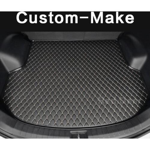 Custom fit car trunk mat for Audi A6 S6 RS6 C5 C6 C7 sedan Allroad Avant car styling acargo boot carpet rug liner