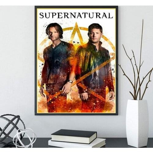 Hot 5D DIY“ Supernatural ”Poster Diamond Painting Full Diamond Embroidery Mosaic Cross Stitch Kit Wall Decoration art Gift