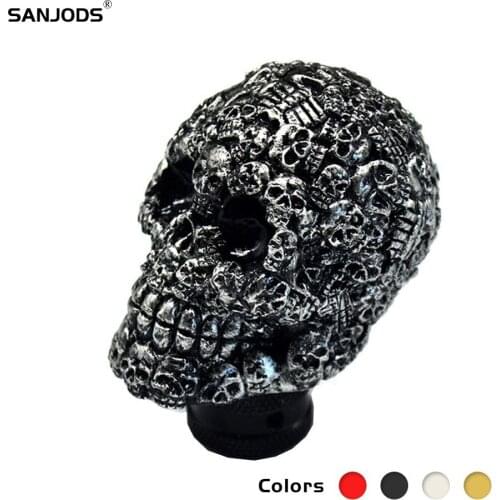 Gear Shift Knob Skull automatic Personalized Modification sport Lever Gear Stick Golf 7 Universal Manual Head Lever Auto Parts
