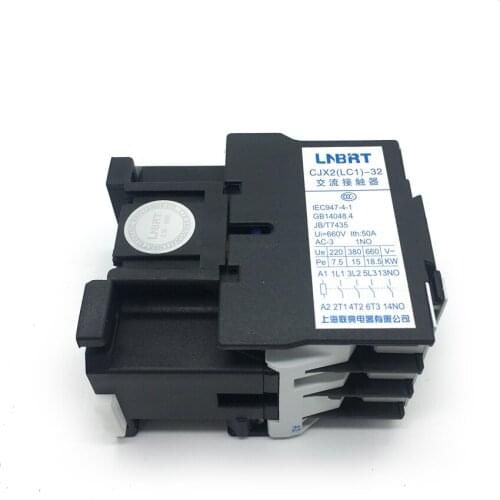 Most ideal 32A 220V/380V 50/60HZ Din rail CJX2-3210 LC1 contactor good quality AC contactor switch 380V 220V contactor switch