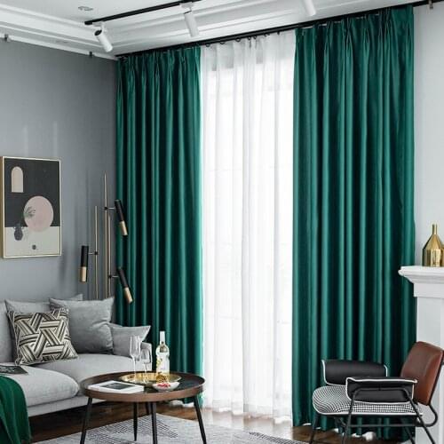 Modern Blackout Curtains for Bedroom Living Room Thermal Insulated Window Curtain Ready Made Eyelet