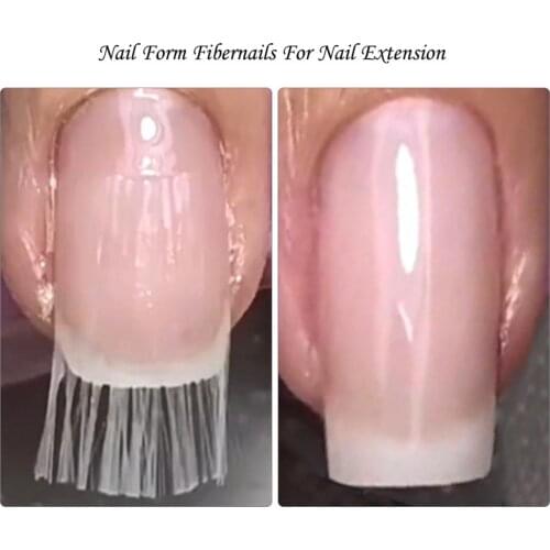 1m/1.5m/2m Fiberglass For Nail Extension Fibernails Acrylic Tips Manicure Salon Tool Curvature Clips Silk Wraps