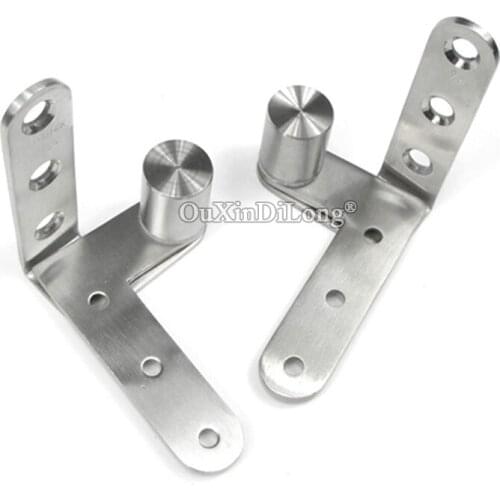 1Set Heavy Duty Stainless Steel Door Hidden Hinges Pivot Hinge For Wooden Door Adjustable Gap Shaft Up and Down Door Hinge GF469