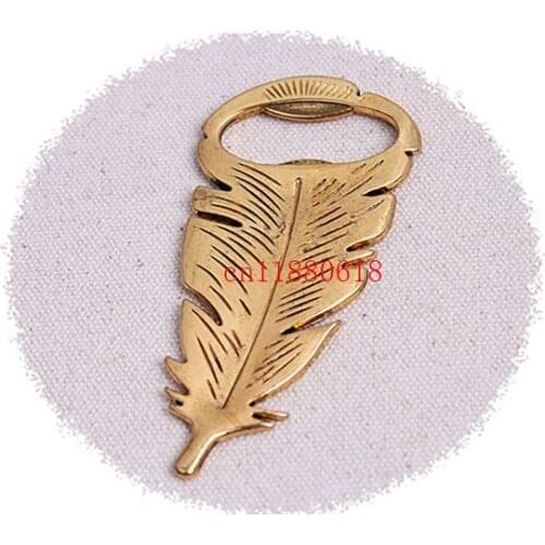 100pcs/lor FreeShipping Feather Bottle Opener Souvenir For Wedding Birthday Party Kids Adult Birthday Favors And Gifts