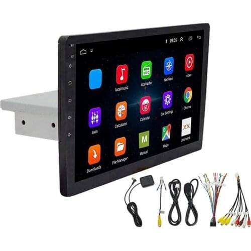10.1 inch 1+16G Android 9.1 Car Multimedia Player 1Din Radio with Up Down Adjustable Screen bluetooth GPS MP5 Player