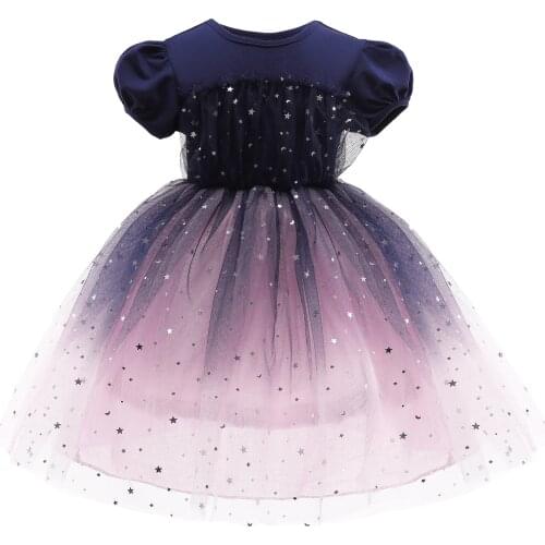 LZH Toddler Girls Birthday Party Dress Childrens Princess Dress For Kids Formal Prom Evening Dresses Flower Girls Wedding Dress