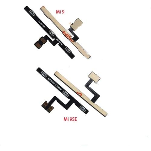 For Xiaomi Mi 9 Mi 9SE Volume Button Power Switch On Off Button Flex Cable Replacement