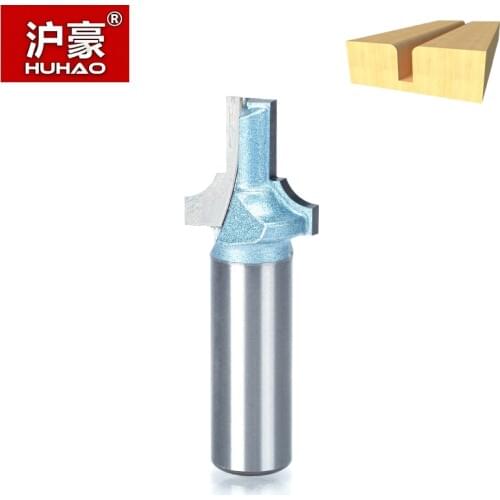 HUHAO 1pc Shank 6mm Cabinet Door Chamfered Endmill Straight Edge Cutting Blade Cleaning Bottom Arcuate Woodworking Router Bits