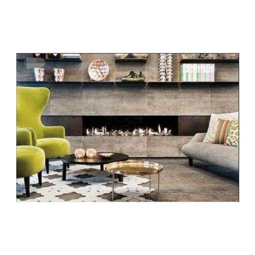 Inno-Fire 48 inch silver or black wifi real fire intelligent indoor auto eco bio ethanol fireplace smart