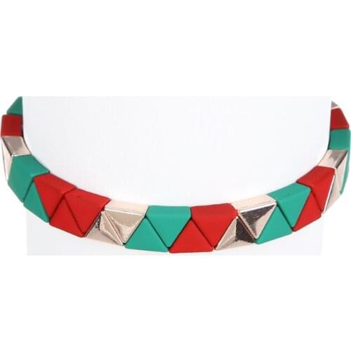 JBL006 2020 new design bohemian bracelet Cuff Paint Triangle shape Fashionable Pulseras Europe Birthday Mothers Day Gifts