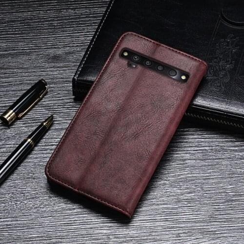 Case For TCL 10 Pro Case Cover Hight Quality Retro Flip Leather Case For TCL 10 Pro T799H T799B Cover Capa Phone Bag