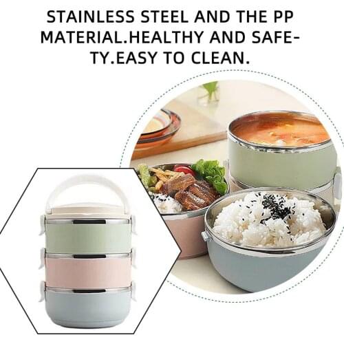 Compact Size Leak Proof Home Office Lunch Box Thermal For Food Bento Box Stainless Steel Lunch Box For Kids Portable Picnic