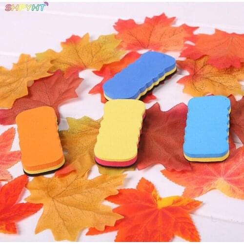 Hot ! Blackboard Chalkboard Whiteboard Eraser Cleaner Dry Wipe Marker Pen Duster White Black Chalk Board Drawing Draft Eraser