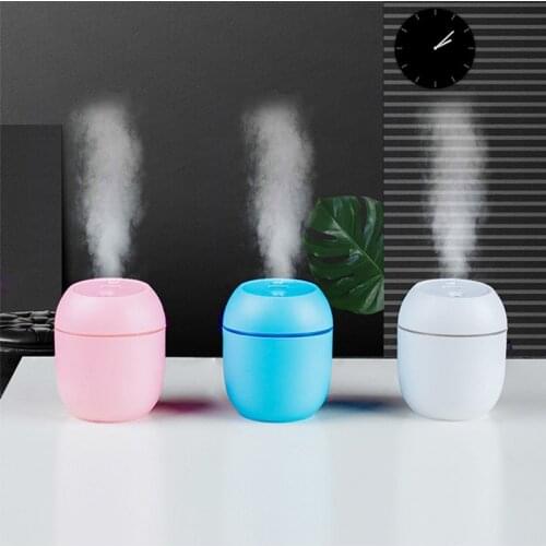 Mini Air Humidifier 250ML Aroma Essential Oil Diffuser Super Quiet USB Fogger Mist Maker For Home Car 2021 NEW